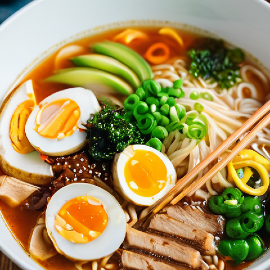 일본 간편식 밀키트 - Image Prompt 1: Effortless Weeknight Ramen Perfection**