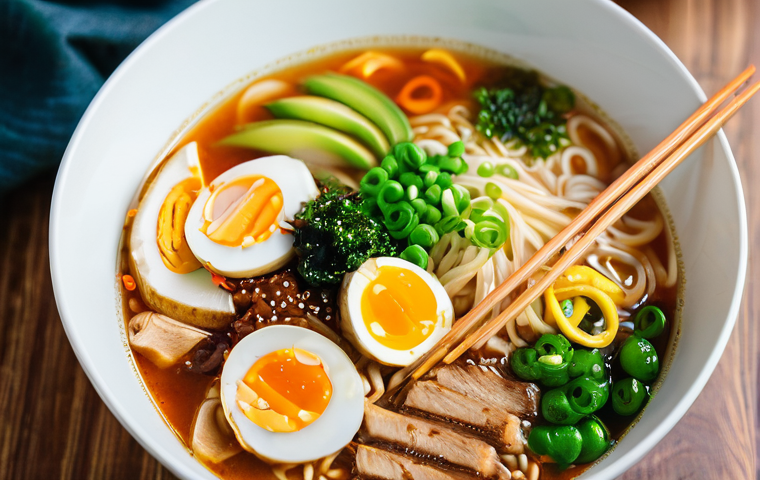 일본 간편식 밀키트 - Image Prompt 1: Effortless Weeknight Ramen Perfection**