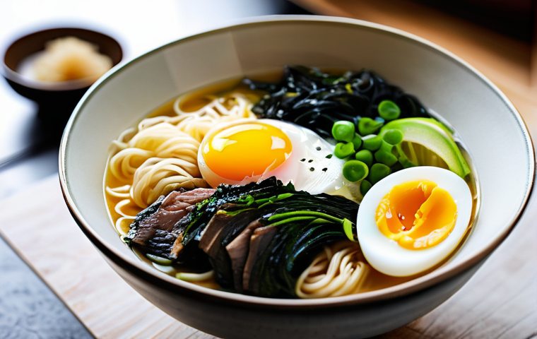 일본 간편식 밀키트 - Image Prompt 1: Effortless Weeknight Ramen Perfection**